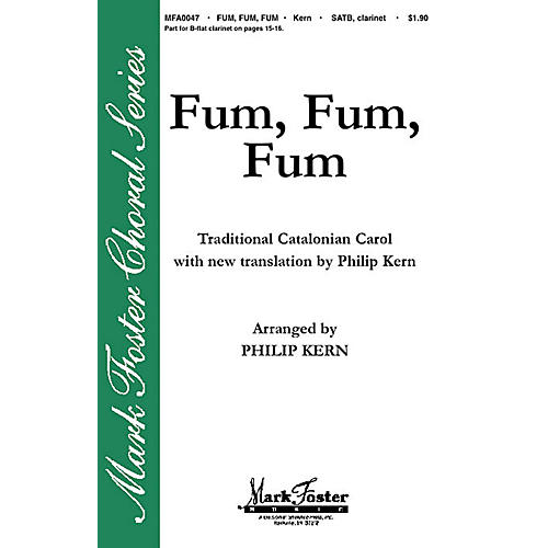 Shawnee Press Fum, Fum, Fum SATB arranged by Philip Kern