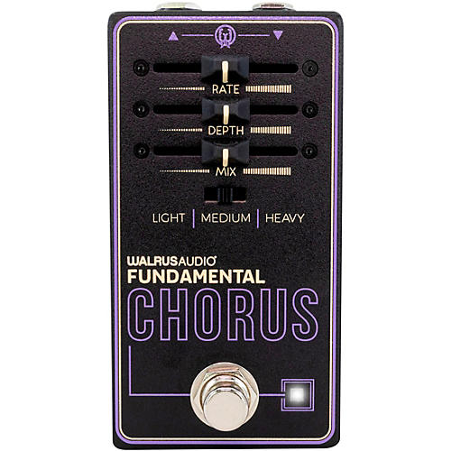 Walrus Audio Fundamental Series Chorus Effects Pedal Black