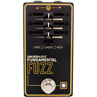Walrus Audio Fundamental Series Fuzz Effects Pedal -