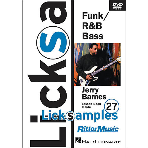 Hal Leonard Funk/R&B Bass Lick samples - Rittor DVD