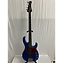 Used Modulus Guitars Funk Unlimited FB4 Electric Bass Guitar Blue Sparkle