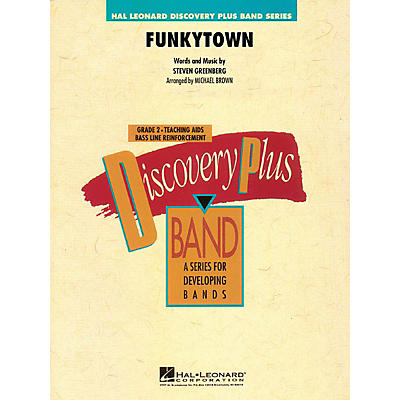 Hal Leonard Funkytown - Discovery Plus Band Level 2 arranged by Michael Brown