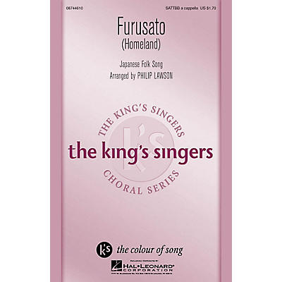 Hal Leonard Furusato (Homeland) SATTBB A Cappella by The King's Singers arranged by Philip Lawson