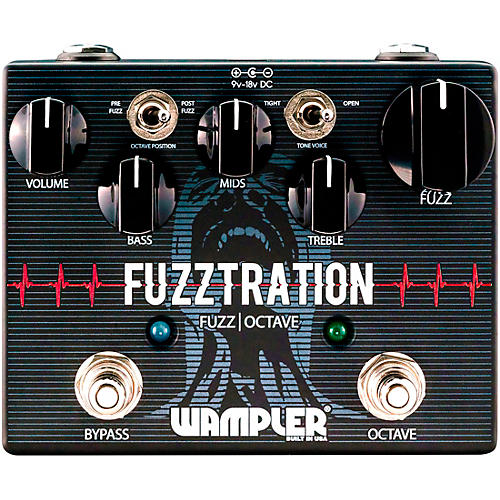 Wampler Fuzztration Fuzz Octave Guitar Effects Pedal Condition 1 - Mint