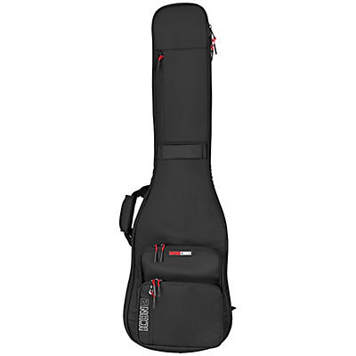 Gator G-ICONTTBASS-BLK Icon Take Two Series Bag (Holds 2 Electric Guitars)