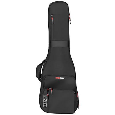 Gator G-ICONTTELEC-BLK Icon Take Two Series Bag (Holds 2 Electric Guitars)