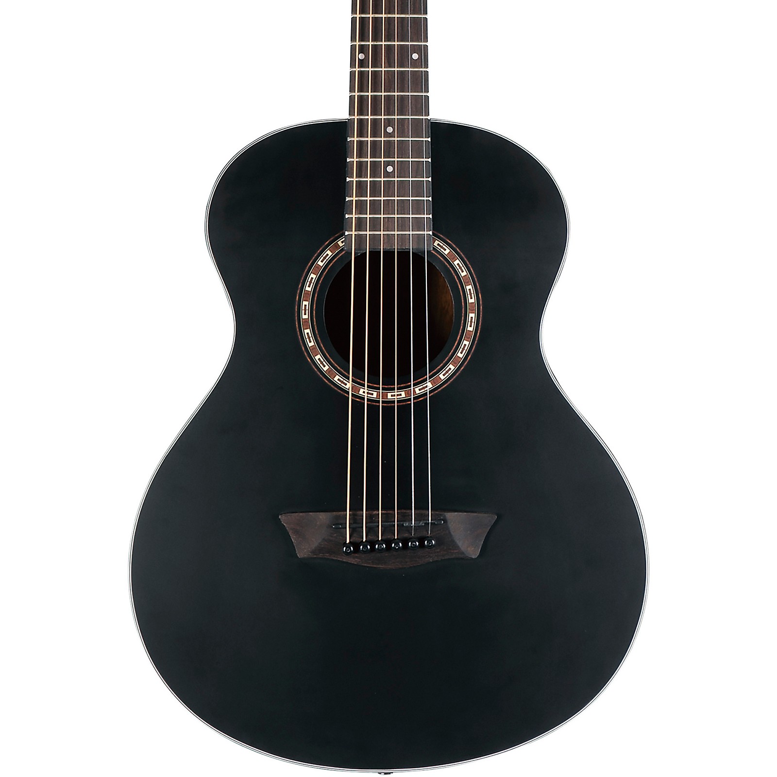 Washburn GMini 5 BK Travel Acoustic Guitar Matte Black Musician's Friend