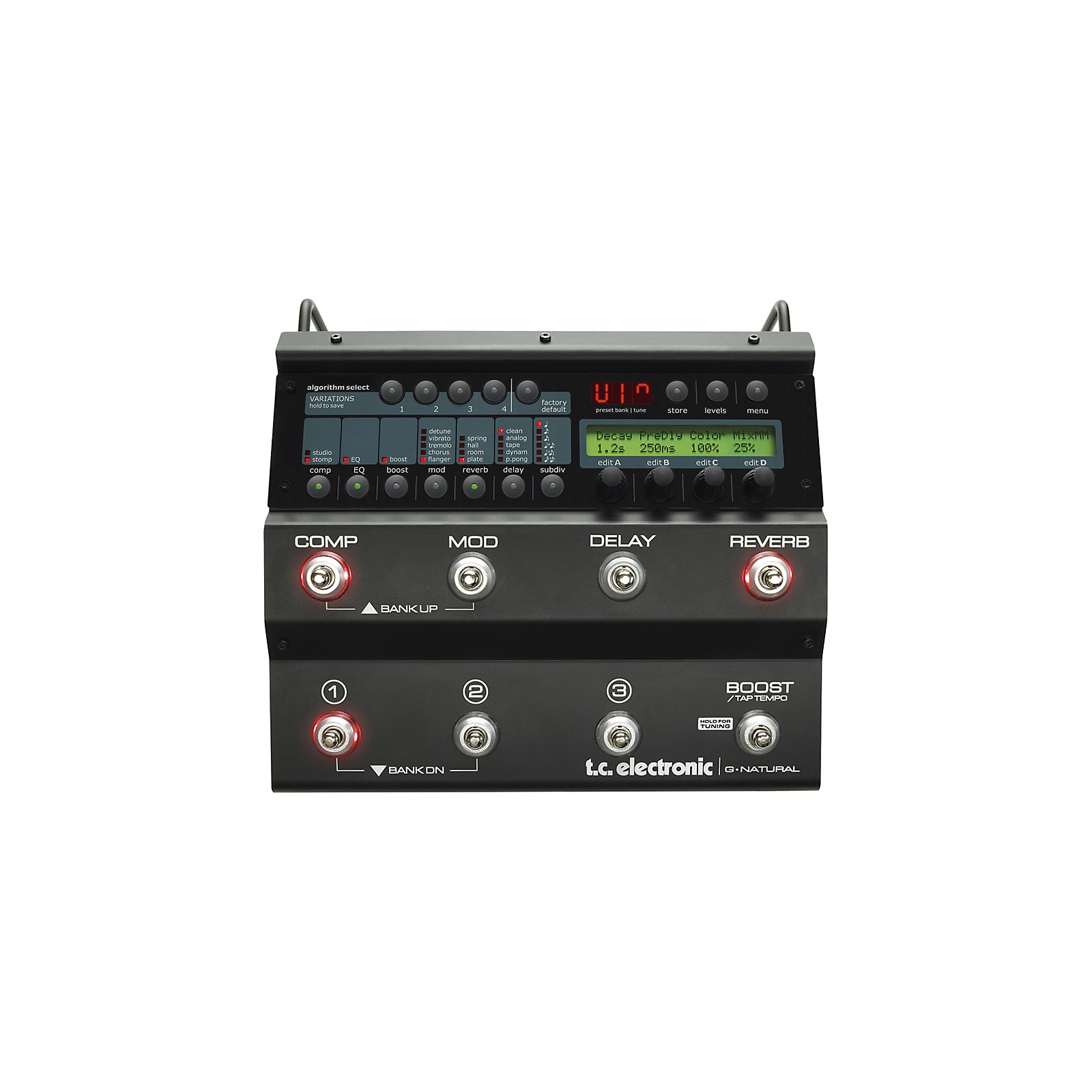 TC Electronic GNatural Acoustic Guitar Multi Effects Pedal Musician