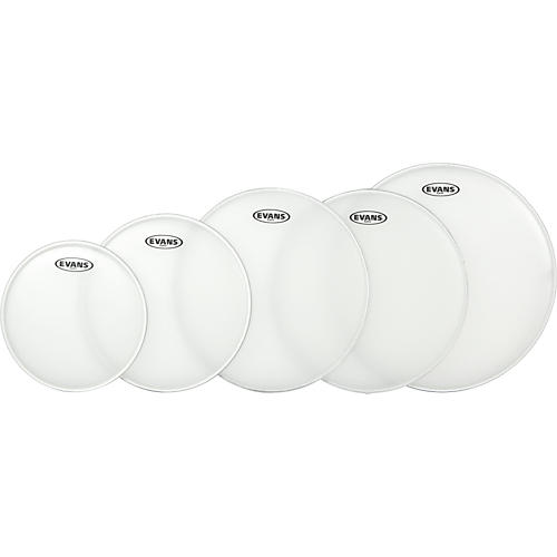 G Plus Coated 4-Piece Fusion Drumhead Set with Free 14