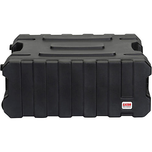 Gator G-Pro Roto Mold Rolling Rack Case Condition 2 - Blemished Black, 4 Space 197881022044