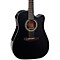 G Series GD30CE Dreadnought Cutaway Acoustic-Electric Guitar Level 2 Gloss Black 888365319896