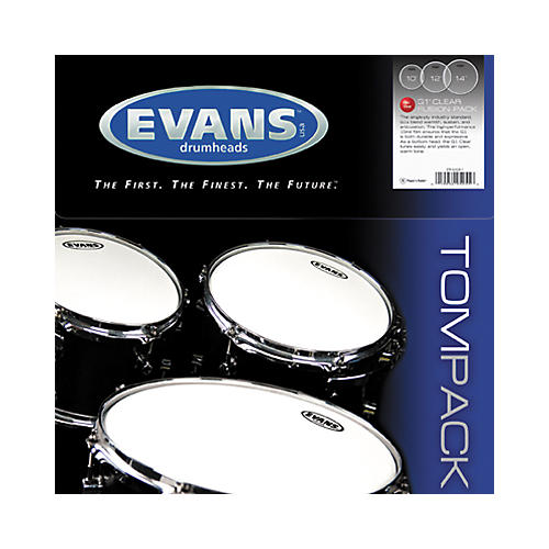 G1 Clear 10/12/14 Fusion Drum Head Pack