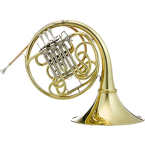 Hans Hoyer G10 Geyer Style Series Double Horn with String Linkage and Detachable Bell Yellow Brass Detachable Bell