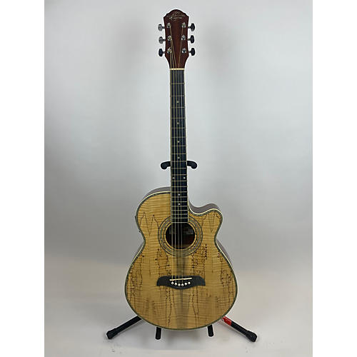 Oscar Schmidt G10CES Acoustic Electric Guitar Natural