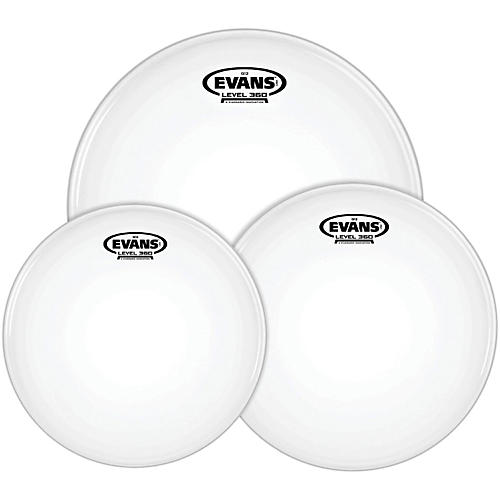 G12 Coated White 10/12/16 Rock Drum Head Pack