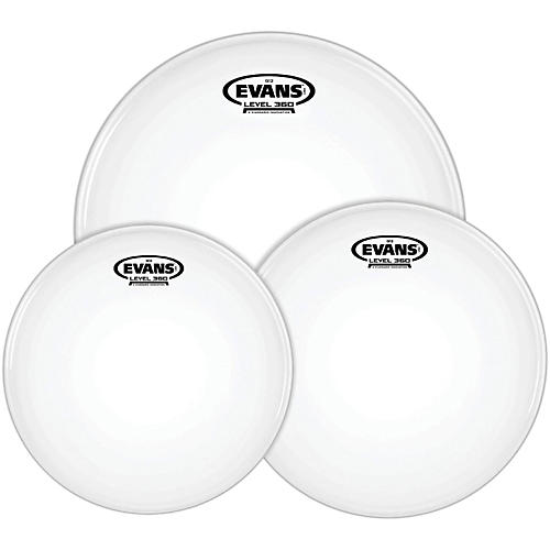 G12 Coated White 12/13/16 Standard Drumhead Pack