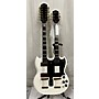 Used Epiphone G1275 Double Neck Custom Solid Body Electric Guitar Alpine White