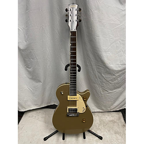 Gretsch Guitars G2215-P90 Streamliner Junior Jet Solid Body Electric Guitar SAHARA METALLIC