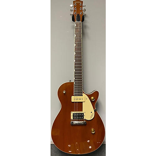 Gretsch Guitars G2215-P90 Streamliner Junior Solid Body Electric Guitar Trans Brown