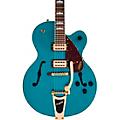 Gretsch Guitars G2410TG Streamliner Hollow Body Single-Cut with Bigsby Village AmberOcean Turquoise