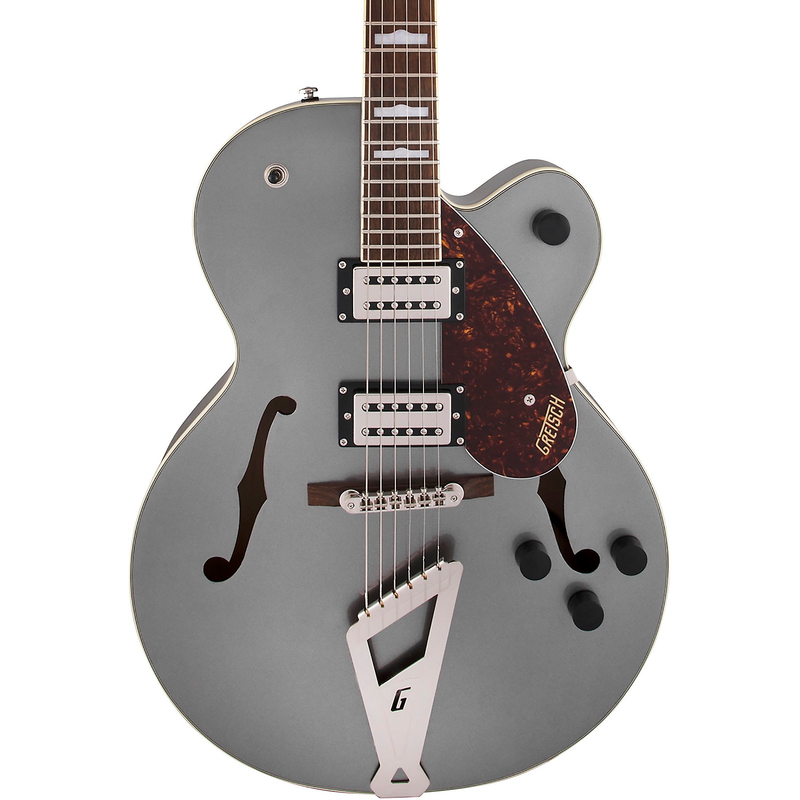 Gretsch Guitars G2420 Streamliner Hollow Body with Chromatic II Electric Guitar Phantom Metallic