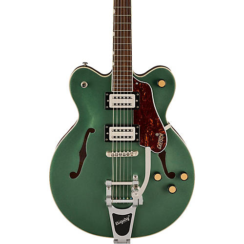 Gretsch Guitars G2622T Streamliner Center Block Double-Cut With Bigsby Electric Guitar Steel Olive