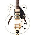 Gretsch Guitars G2627T Streamliner Center Block 3-Pickup Cateye With Bigsby Electric Guitar WhiteWhite