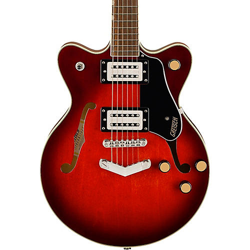 Gretsch G2655 Streamliner Center Block Jr. Double-Cut With V-Stoptail Electric Guitar Claret Burst