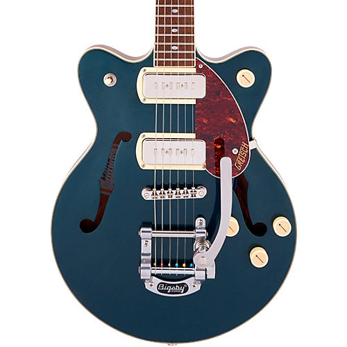 Gretsch Guitars G2655T-P90 Streamliner Center Block Jr. Double-Cut P90 With Bigsby Two-Tone Midnight Sapphire and Vintage Mahogany Stain