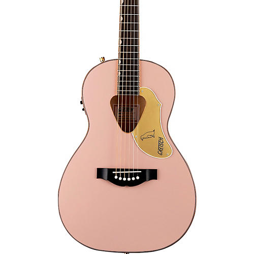 Gretsch Guitars G5021WPE Rancher Penguin Parlor Acoustic/Electric Shell Pink