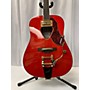 Used Gretsch Guitars G5034TFT Rancher Acoustic Electric Guitar Red