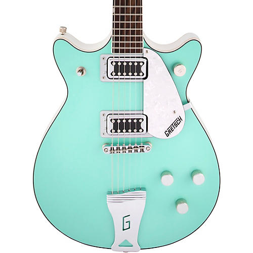 Gretsch Guitars G5237 Electromatic Double Jet FT Electric Guitar Condition 1 - Mint Surf Green and White