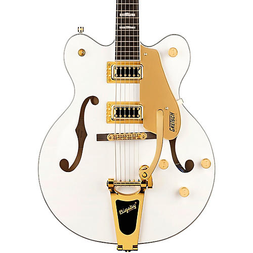 Gretsch Guitars G5422TG Electromatic Classic Hollowbody Double-Cut With Bigsby and Gold Hardware Electric Guitar Snow Crest White