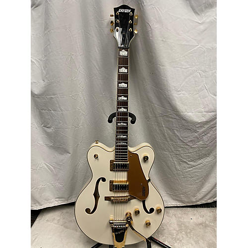 Gretsch Guitars G5422TG Electromatic Hollow Body Electric Guitar Crest White