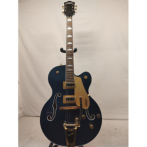 Gretsch Guitars G5427TG Hollow Body Electric Guitar Blue and Gold