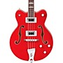Gretsch Guitars G5442BDC Electromatic Short Scale Hollowbody Bass Transparent Red