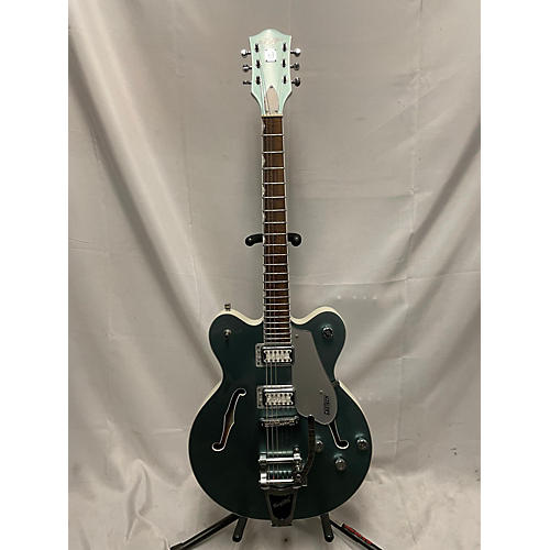 Gretsch Guitars G5622T Electromatic Center Block Double Cut Bigsby Hollow Body Electric Guitar Platinum Blue