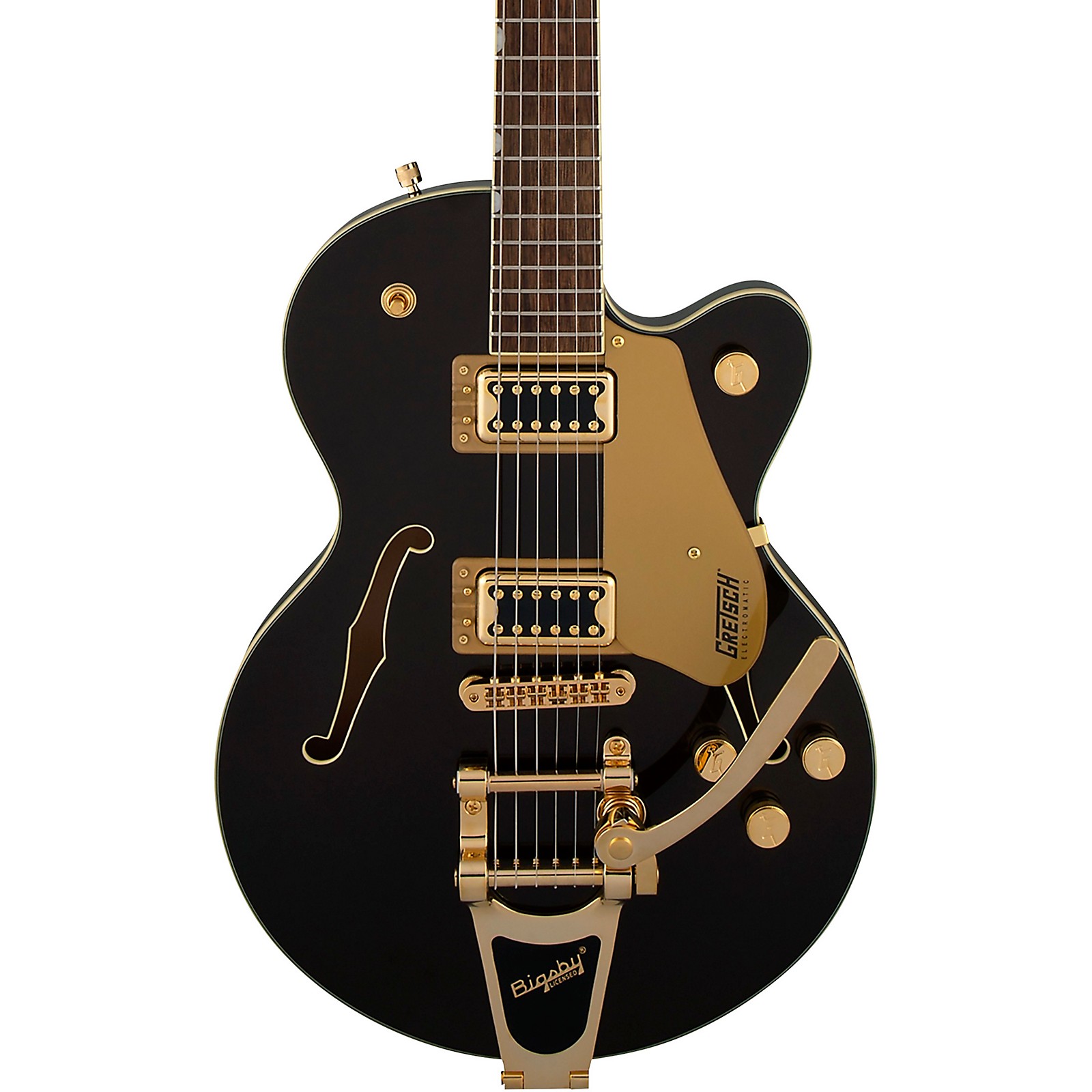 Gretsch Guitars G5655TG Electromatic Center Block Jr. Bigsby Electric Guitar Black Gold