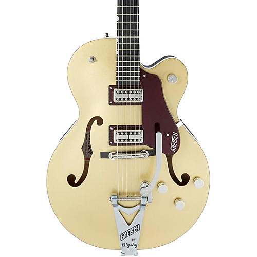 Gretsch Guitars G6118T-135 Players Edition 135th Anniversary Single-Cutaway Electric Guitar With Bigsby Two-Tone Casino Gold/Dark Cherry
