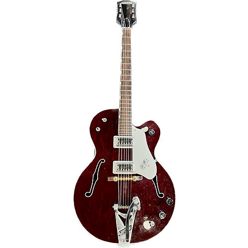 Gretsch Guitars G6119-1962 Chet Atkins Signature Tennessee Rose Hollow Body Electric Guitar Red Stain