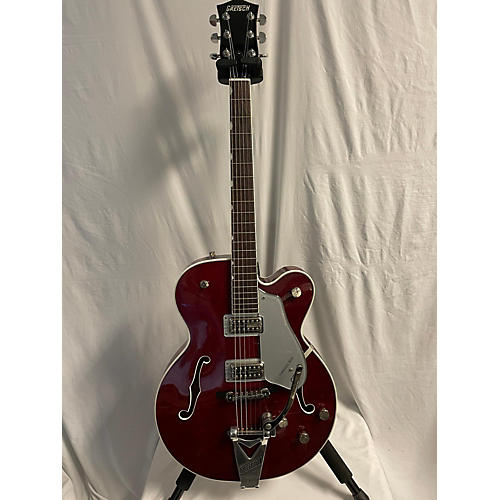 Gretsch Guitars G6119 Chet Atkins Signature Tennessee Rose Hollow Body Electric Guitar Trans Red