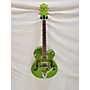 Used Gretsch Guitars G6120 BSHR ECG Hollow Body Electric Guitar Green Sparkle