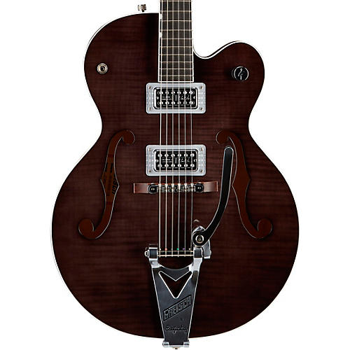 Gretsch Guitars G6120SH Brian Setzer Hot Rod Flame Maple Body Semi-Hollow Electric Guitar Condition 2 - Blemished Tuxedo Black 190839919205
