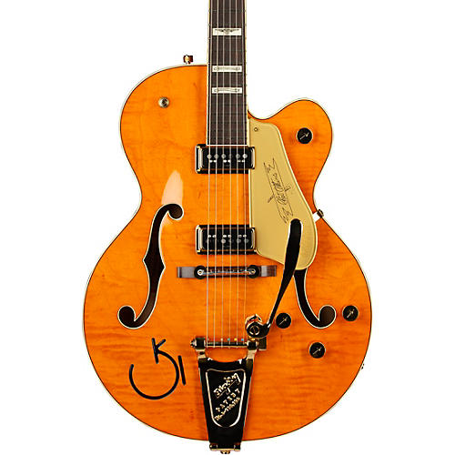 Gretsch Guitars G6120T-55 Vintage Select Edition '55 Chet Atkins Hollowbody With Bigsby Vintage Orange Stain