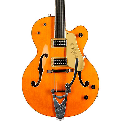 Gretsch Guitars G6120T-59 Vintage Select Edition '59 Chet Atkins Hollowbody With Bigsby Vintage Orange Stain