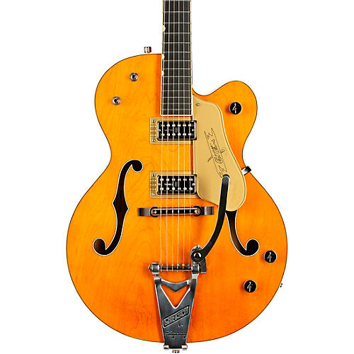 Gretsch Guitars G6120T-59 Vintage Select Edition '59 Chet Atkins Hollowbody With Bigsby Vintage Orange Stain