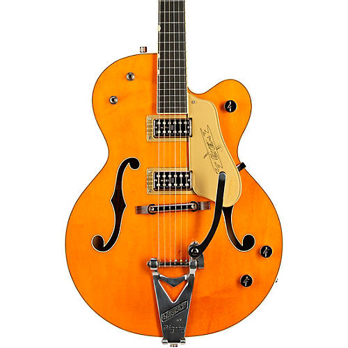 Gretsch Guitars G6120T-59 Vintage Select Edition '59 Chet Atkins Hollowbody With Bigsby Vintage Orange Stain