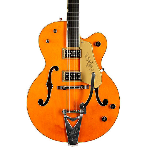 Gretsch Guitars G6120T-59 Vintage Select Edition '59 Chet Atkins Hollowbody With Bigsby Vintage Orange Stain