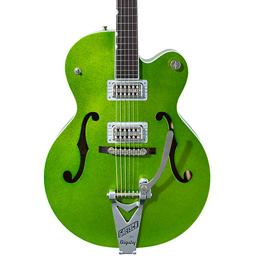 Gretsch Guitars G6120T-HR Brian Setzer Signature Hot Rod Hollow Body with Bigsby Extreme Coolant Green Sparkle