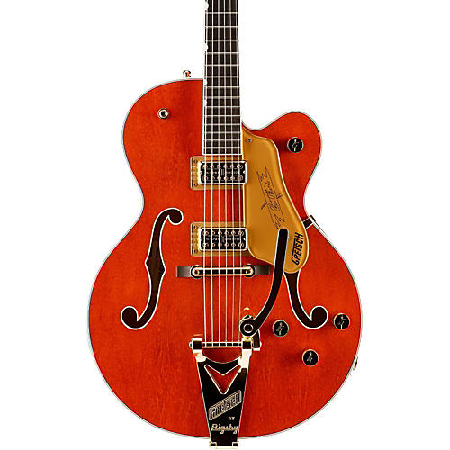 Gretsch Guitars G6120T Nashville With Bigsby Hollowbody Electric Guitar Orange